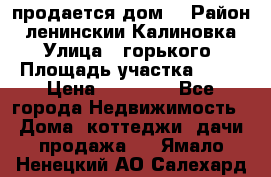 продается дом  › Район ­ ленинскии Калиновка  › Улица ­ горького › Площадь участка ­ 42 › Цена ­ 20 000 - Все города Недвижимость » Дома, коттеджи, дачи продажа   . Ямало-Ненецкий АО,Салехард г.